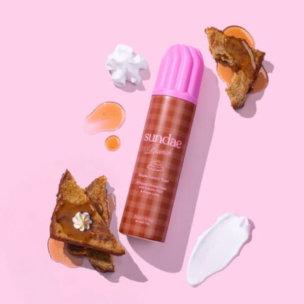 Sundae maple french toast shower foam whipped body wash