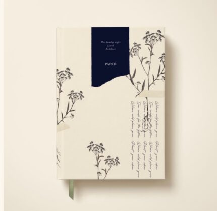 Papier Her Sunday Night lined notebook with elegant cover design