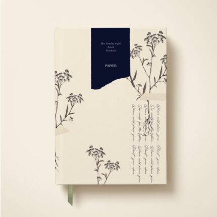 Papier Her Sunday Night lined notebook with elegant cover design