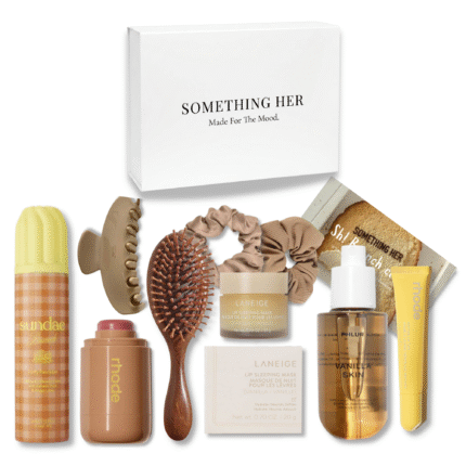 SH! Brunch Club self care gift box with vanilla beauty and cozy morning essentials