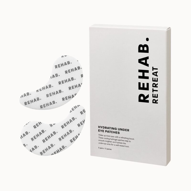 Rehab under eye patches for cooling and hydrating tired eyes
