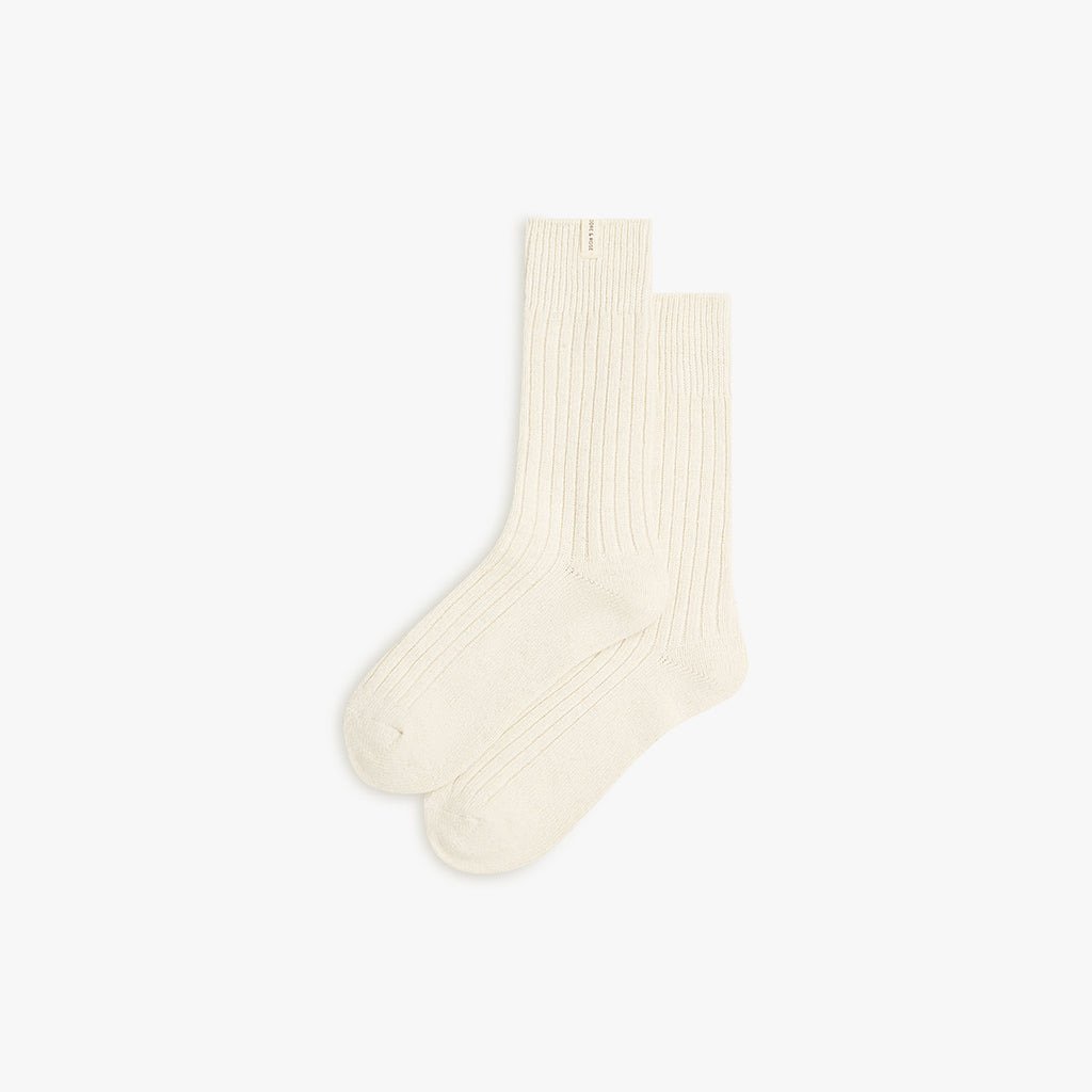 IMG_2054 Dore & Rose beige wool blend sleep socks for cosy everyday comfort
