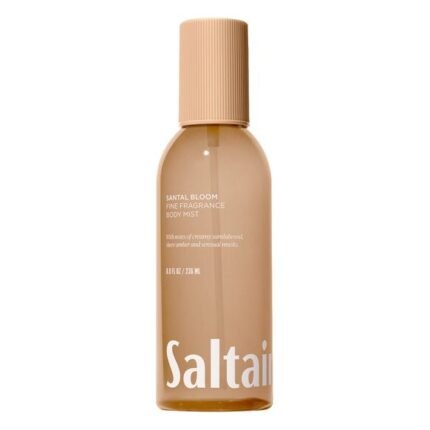 Saltair Santal Bloom Body Mist fine fragrance mist bottle with warm floral and sandalwood scent