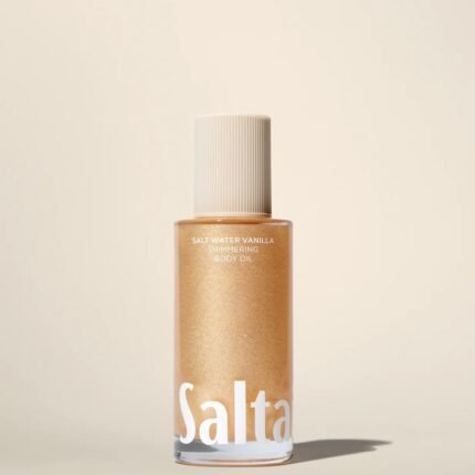 Saltair Shimmering Oil in Salt Water Vanilla for glowing, hydrated skin