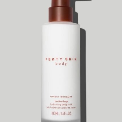 Fenty Skin Body Milk Amber Bouquet hydrating body moisturiser with warm amber fragrance.