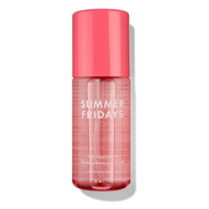 Summer Fridays Pink Guava Body Mist 90ml tropical fragrance mist with sweet pink guava scent notes.
