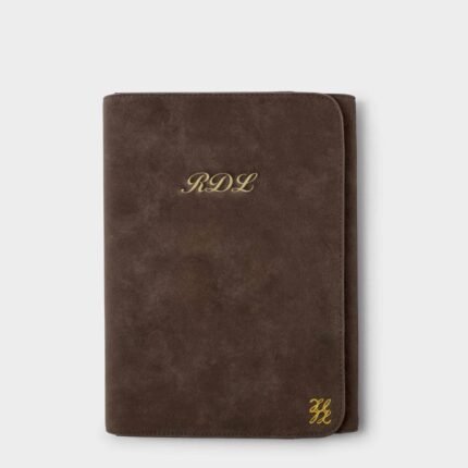 Katie Loxton suedette planner in chocolate brown for everyday organisation